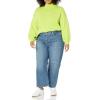 imageAmazon Essentials Womens PullOver Cotton Sweaters FunnelNeck Available in Plus SizeLime Green