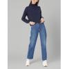 imageAmazon Essentials Womens PullOver Cotton Sweaters FunnelNeck Available in Plus SizeNavy