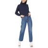imageAmazon Essentials Womens PullOver Cotton Sweaters FunnelNeck Available in Plus SizeNavy