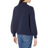 imageAmazon Essentials Womens PullOver Cotton Sweaters FunnelNeck Available in Plus SizeNavy