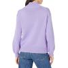 imageAmazon Essentials Womens PullOver Cotton Sweaters FunnelNeck Available in Plus SizePurple