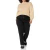 imageAmazon Essentials Womens PullOver Cotton Sweaters FunnelNeck Available in Plus SizeTan