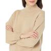 imageAmazon Essentials Womens PullOver Cotton Sweaters FunnelNeck Available in Plus SizeTan