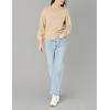 imageAmazon Essentials Womens PullOver Cotton Sweaters FunnelNeck Available in Plus SizeTan