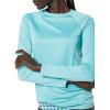 imageAmazon Essentials Womens Rash Guard Long SleeveAqua Blue