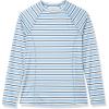imageAmazon Essentials Womens Rash Guard Long SleeveBlue Horizontal Stripe
