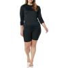 imageAmazon Essentials Womens Rash Guard Long SleeveWashed Black