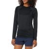 imageAmazon Essentials Womens Rash Guard Long SleeveWashed Black
