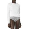 imageAmazon Essentials Womens Rash Guard Long SleeveWhite