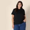 imageAmazon Essentials Womens Regular Fit 100 Cotton Crewneck Short Sleeve TShirt MultipacksBlack
