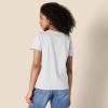 imageAmazon Essentials Womens Regular Fit 100 Cotton Crewneck Short Sleeve TShirt MultipacksLight Grey Heather