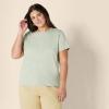 imageAmazon Essentials Womens Regular Fit 100 Cotton Crewneck Short Sleeve TShirt MultipacksSage Green