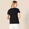 imageAmazon Essentials Womens Regular Fit 100 Cotton VNeck Short Sleeve TShirt MultipacksBlack
