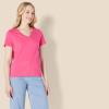 imageAmazon Essentials Womens Regular Fit 100 Cotton VNeck Short Sleeve TShirt MultipacksHot Pink