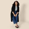imageAmazon Essentials Womens Regular Fit Lightweight Duster Length Cardigan SweaterBlack