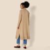 imageAmazon Essentials Womens Regular Fit Lightweight Duster Length Cardigan SweaterCamel Heather