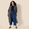 imageAmazon Essentials Womens Regular Fit Lightweight Duster Length Cardigan SweaterCharcoal Heather