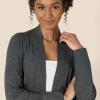 imageAmazon Essentials Womens Regular Fit Lightweight Duster Length Cardigan SweaterCharcoal Heather