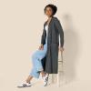 imageAmazon Essentials Womens Regular Fit Lightweight Duster Length Cardigan SweaterCharcoal Heather