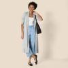 imageAmazon Essentials Womens Regular Fit Lightweight Duster Length Cardigan SweaterMedium Grey Heather