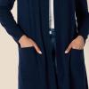 imageAmazon Essentials Womens Regular Fit Lightweight Duster Length Cardigan SweaterNavy