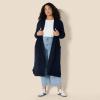 imageAmazon Essentials Womens Regular Fit Lightweight Duster Length Cardigan SweaterNavy