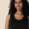 imageAmazon Essentials Womens RegularFit 100 Cotton Sleeveless Tank Top Pack of 2Black