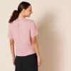 imageAmazon Essentials Womens RegularFit Georgette Short Sleeve TopMauve