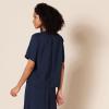 imageAmazon Essentials Womens RegularFit Georgette Short Sleeve TopNavy