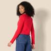 imageAmazon Essentials Womens RegularFit Midweight Cardigan SweaterBright Poppy Red