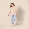 imageAmazon Essentials Womens RegularFit Soft Touch LongSleeve Crewneck SweaterBeige