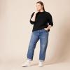 imageAmazon Essentials Womens RegularFit Soft Touch LongSleeve Crewneck SweaterBlack