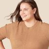 imageAmazon Essentials Womens RegularFit Soft Touch LongSleeve Crewneck SweaterCamel Heather