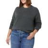 imageAmazon Essentials Womens RegularFit Soft Touch LongSleeve Crewneck SweaterCharcoal