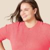 imageAmazon Essentials Womens RegularFit Soft Touch LongSleeve Crewneck SweaterCoral Pink