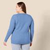 imageAmazon Essentials Womens RegularFit Soft Touch LongSleeve Crewneck SweaterCornflower Blue