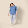 imageAmazon Essentials Womens RegularFit Soft Touch LongSleeve Crewneck SweaterCornflower Blue