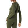 imageAmazon Essentials Womens RegularFit Soft Touch LongSleeve Crewneck SweaterDark Olive