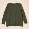 imageAmazon Essentials Womens RegularFit Soft Touch LongSleeve Crewneck SweaterDark Olive