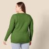 imageAmazon Essentials Womens RegularFit Soft Touch LongSleeve Crewneck SweaterGreen