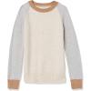 imageAmazon Essentials Womens RegularFit Soft Touch LongSleeve Crewneck SweaterGrey Oatmeal Heather Color Block