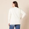 imageAmazon Essentials Womens RegularFit Soft Touch LongSleeve Crewneck SweaterIvory