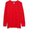 imageAmazon Essentials Womens RegularFit Soft Touch LongSleeve Crewneck SweaterRed