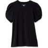 imageAmazon Essentials Womens RegularFit Twist Sleeve Crewneck TShirtBlack