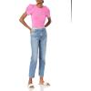 imageAmazon Essentials Womens RegularFit Twist Sleeve Crewneck TShirtBright Pink