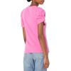 imageAmazon Essentials Womens RegularFit Twist Sleeve Crewneck TShirtBright Pink
