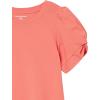 imageAmazon Essentials Womens RegularFit Twist Sleeve Crewneck TShirtCoral Pink
