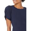imageAmazon Essentials Womens RegularFit Twist Sleeve Crewneck TShirtNavy