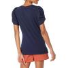 imageAmazon Essentials Womens RegularFit Twist Sleeve Crewneck TShirtNavy