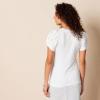 imageAmazon Essentials Womens RegularFit Twist Sleeve Crewneck TShirtWhite